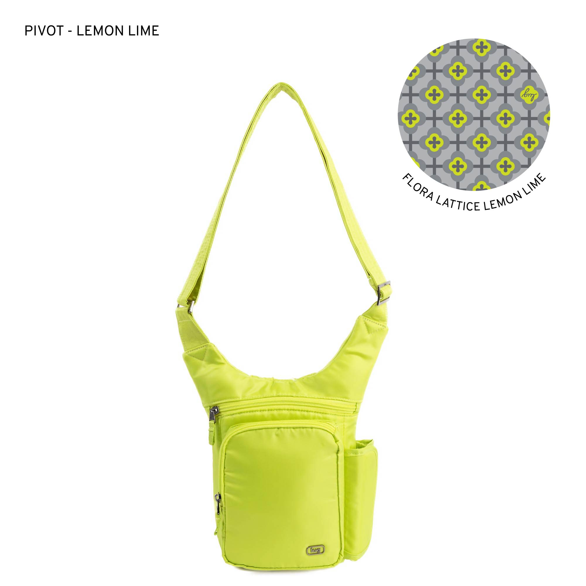 Pivot Crossbody Bag - LEMON LIME - 24223_Pivot_LemonLime_Angle_01